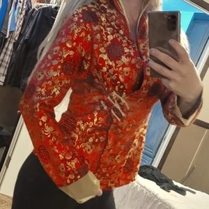 Vintage Silk Japanese Blazer